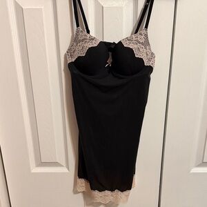 Victoria's Secret Black and light pink nighty